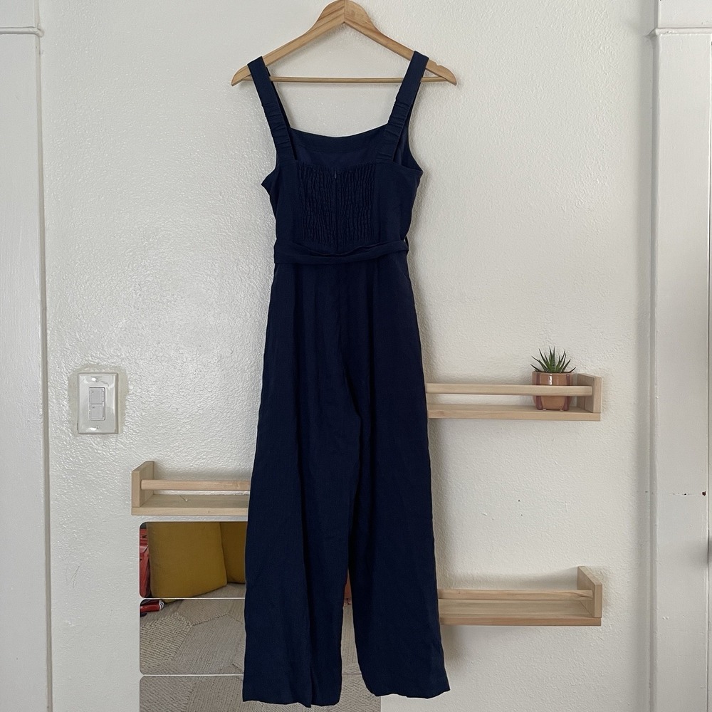 Lost + Wander Women's Wide-Leg Cropped Jumpsuit, White Cotton, XS, NWT